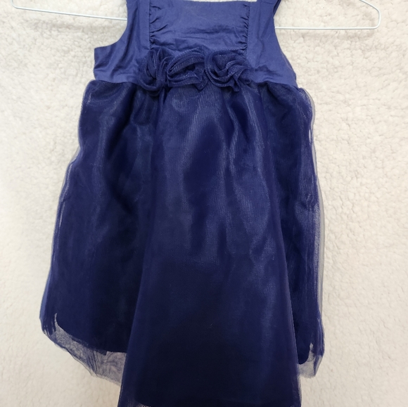 NWT Janie and Jack Blue Tulle Formal dress with diaper cover, 6 to 12 months - Picture 4 of 14